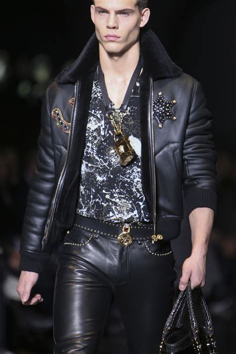 Versace Leather Men 